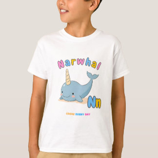 Camiseta alfabeto “N es para Narval” – Crece cada 