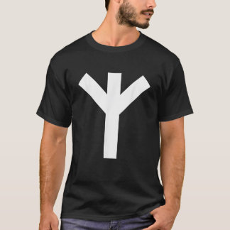 Camiseta Alfabeto nórdico Algiz Elhaz