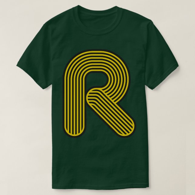Camiseta Alfabeto R 14 (Diseño del anverso)