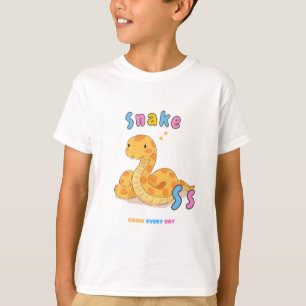 Camiseta alfabeto “S es de Serpiente” – Crece cada