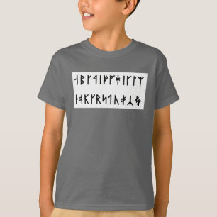 Camiseta Alfabeto viking