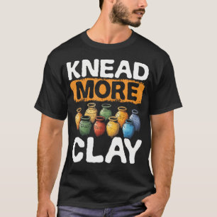 Camiseta Alfarería Amasa Más Arcilla Diseño de Arte de Alfa
