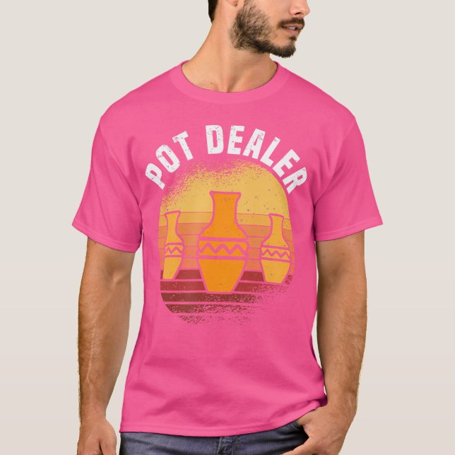 Camiseta Alfarería de Cerámica para Vendedores de Pot (Anverso)