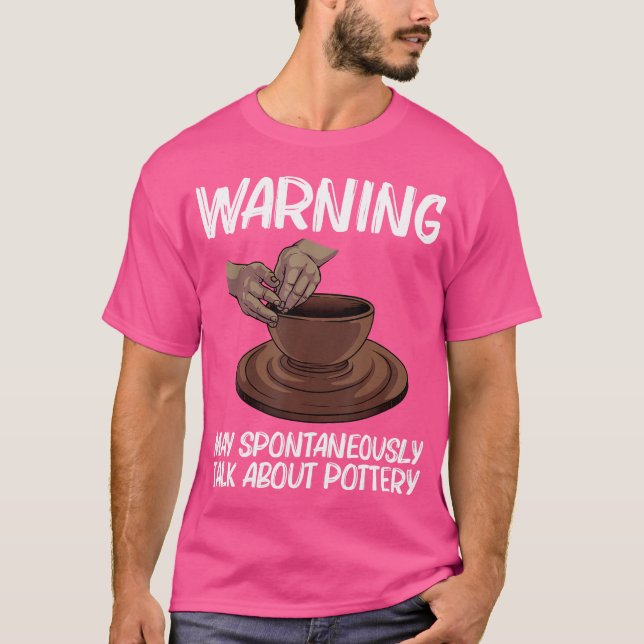 Camiseta Alfarería Divertida Para Arcilla Artística Cerámic (Anverso)