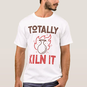 Camiseta Alfarería Totalmente Horno Cerámica Arcilla Maceta