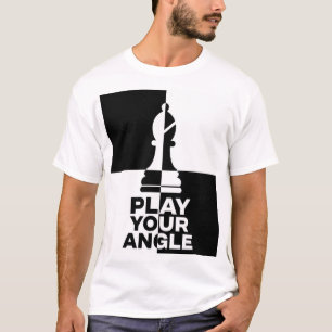 Camiseta Alfil de Ajedrez Juega Tu Ángulo