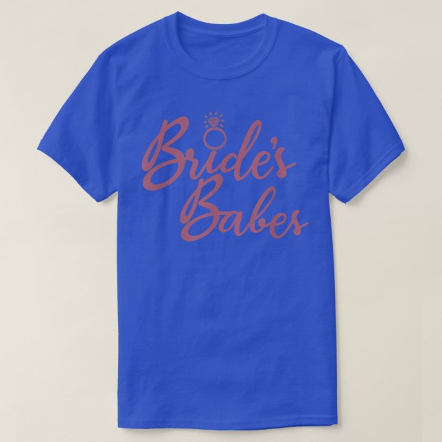 Camiseta Alfombra de fiesta de soltera de Babes de la Novia (Diseño del anverso)