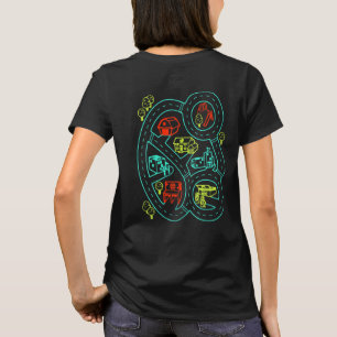 Camiseta Alfombra de juego para coche Mapa de carreteras