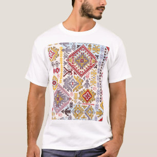 Camiseta Alfombra india, paisley mandala, yoga