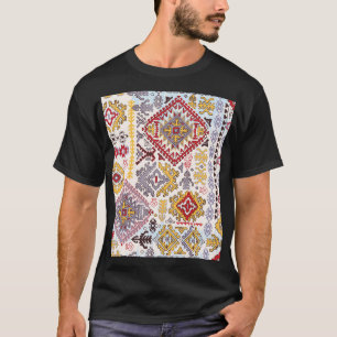 Camiseta Alfombra india, paisley mandala, yoga