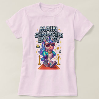 Camiseta Alfombra roja de Glam Unicorn, principal personaje