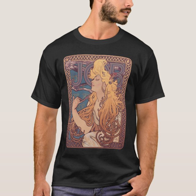 Camiseta Alfonse Mucha Job Art Nouveau (Anverso)