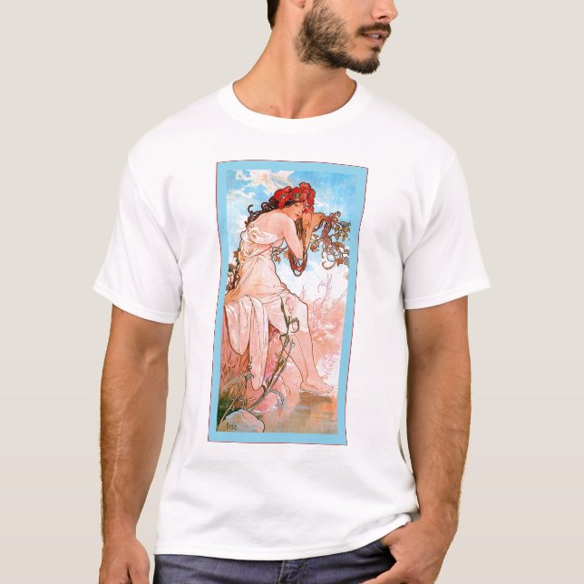 Camiseta Alfonso Mucha (Anverso)