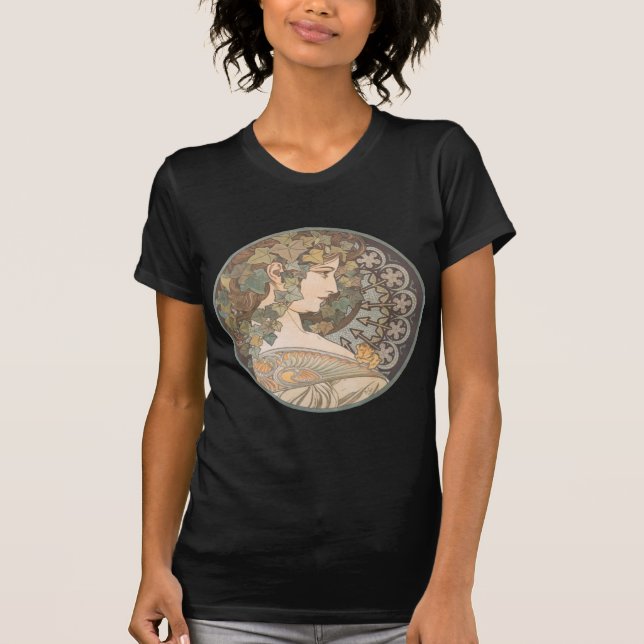 Camiseta Alfonso Mucha - Erin (Anverso)
