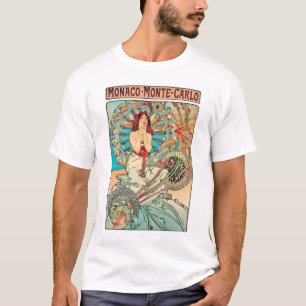 Camiseta Alfonso Mucha Mónaco, Monte Carlo, 1897