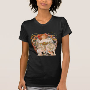 Camiseta Alfonso Mucha - primavera