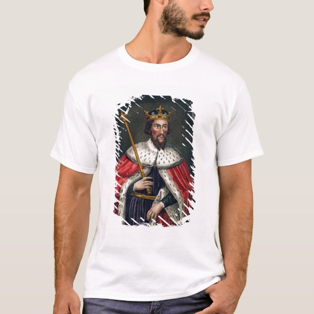 Camiseta Alfred el grande (849-99), después de una pintura (Anverso)