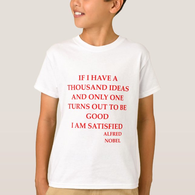 Camiseta alfred Nobel (Anverso)