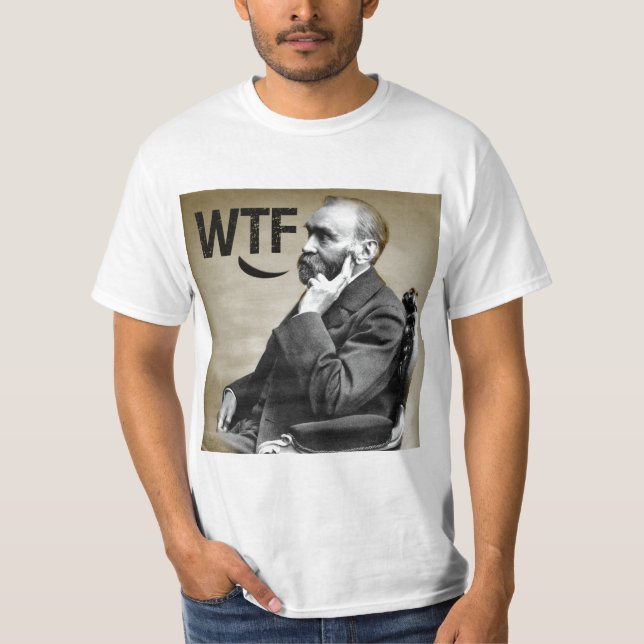 Camiseta Alfred Nobel, WTF (Anverso)