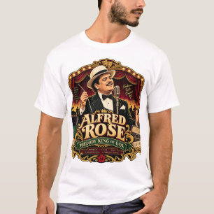 Camiseta Alfred Rose — Melody King de Goa