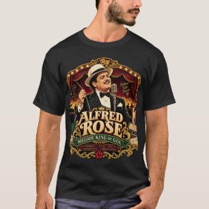 Camiseta Alfred Rose — Melody King de Goa