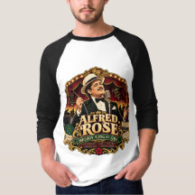 Camiseta Alfred Rose — Melody King de Goa