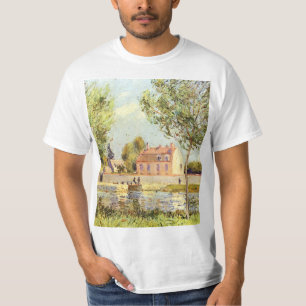 Camiseta Alfred Sisley Houses a orillas del Loing