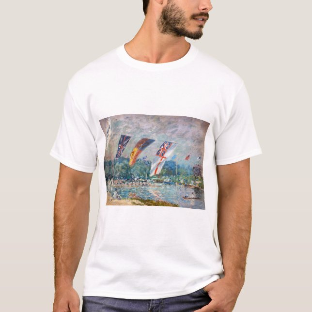 Camiseta Alfred Sisley - Regata en Molesey (Anverso)
