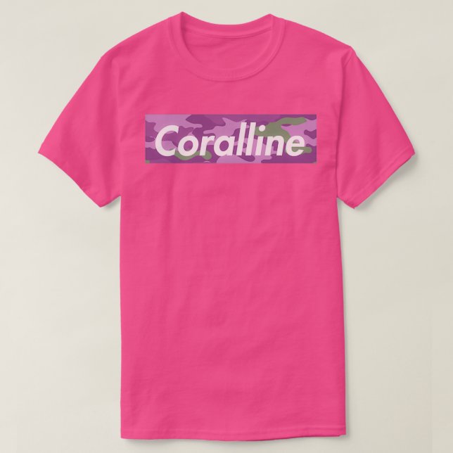 CAMISETA ALGAS DE CORALLINA PURPLE VERDE AQUARIUM (Diseño del anverso)