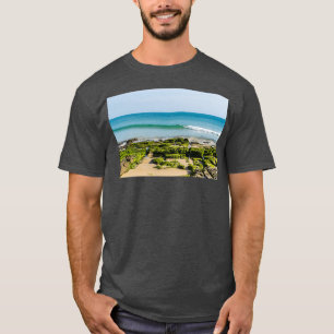 Camiseta Algas verdes audaces marea baja en Praia da Luz Go