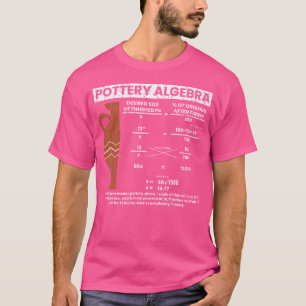 Camiseta Álgebra de cerámica divertida artista de cerámica