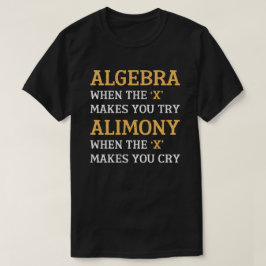 Camiseta Álgebra Vs Alimony