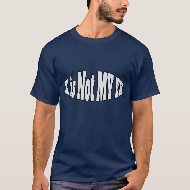Camiseta Álgebra: X No Es Mi Ex (Anverso)