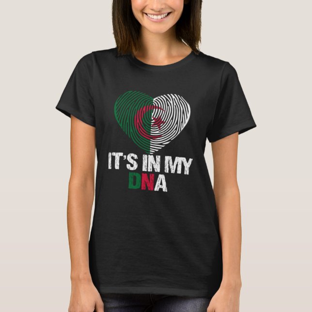 Camiseta Algeria Flag Algeria  It s In My DNA (Anverso)
