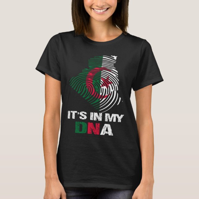 Camiseta Algeria Flag Algeria  It s In My DNA  2 (Anverso)