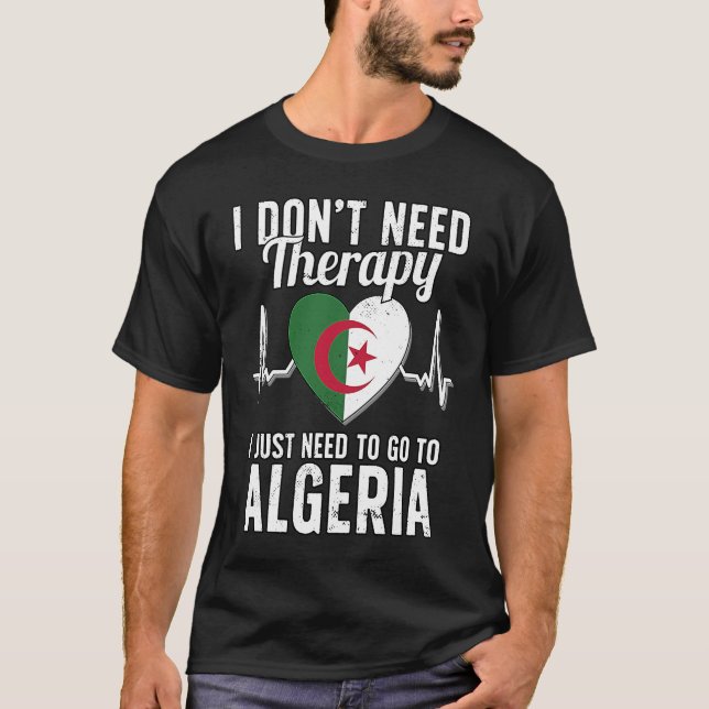 Camiseta Algerian Flag I Algeria Flag I Holiday Algeria (Anverso)