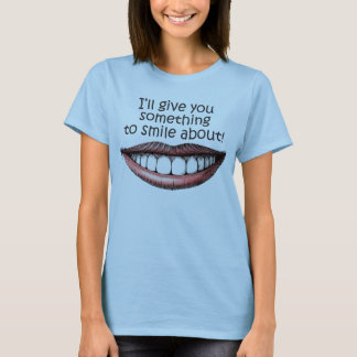 Camiseta algo-a-sonrisa-sobre