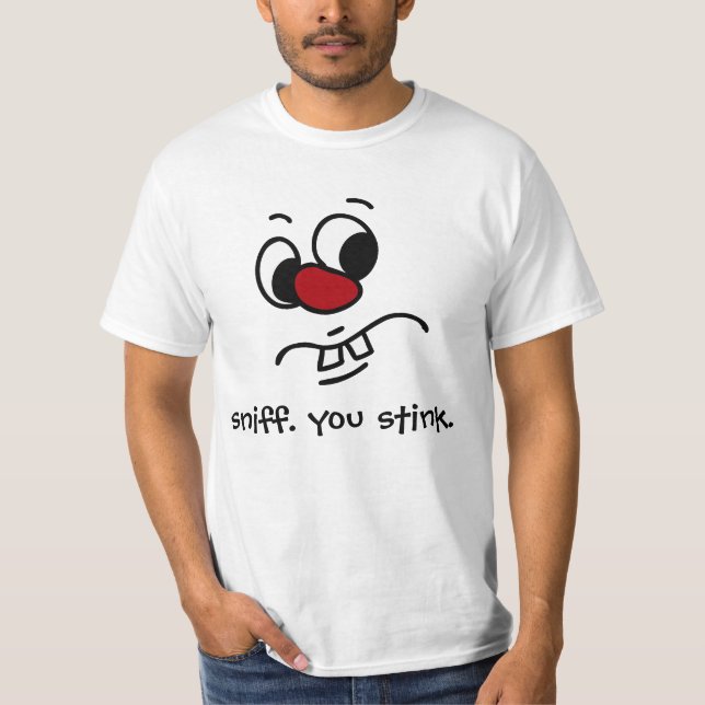 Camiseta Algo cara Stinky gruñona (Anverso)