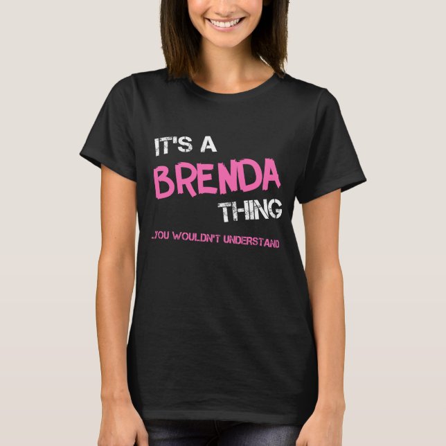 Camiseta Algo de Brenda que no entenderías novedad (Anverso)