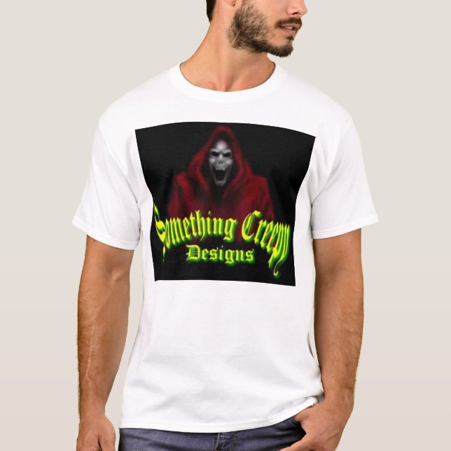 Camiseta algo diseños espeluznantes (Anverso)