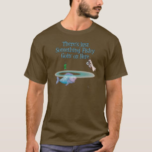 Camiseta Algo el ir a pescado en las artes de pesca