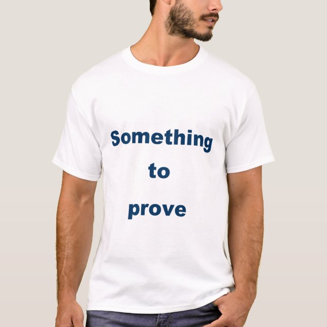 Camiseta Algo probar (Anverso)