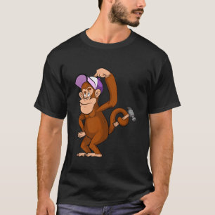 Camiseta Algo Se Pasó Mal En El Soporte De Monkey