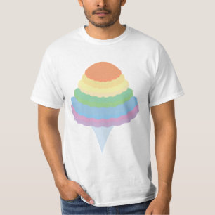 Camiseta Algodón de azúcar arcoíris