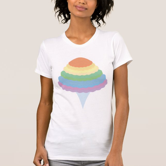 Camiseta Algodón de azúcar arcoíris (Anverso)