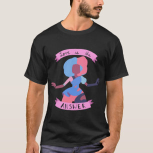 Camiseta Algodón de Azúcar Garnet Steven Universo divertido