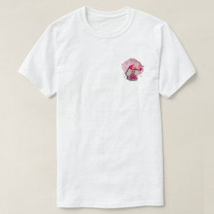 Camiseta algodón de azúcar helado día caluroso soleado 