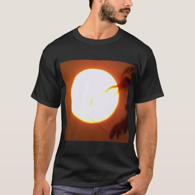 Camiseta Algodón de peso pesado de luna llena encantado (Anverso)