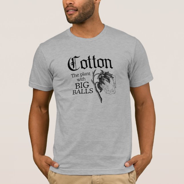 CAMISETA ALGODÓN LA PLANTA CON BOLAS GRANDES (Anverso)