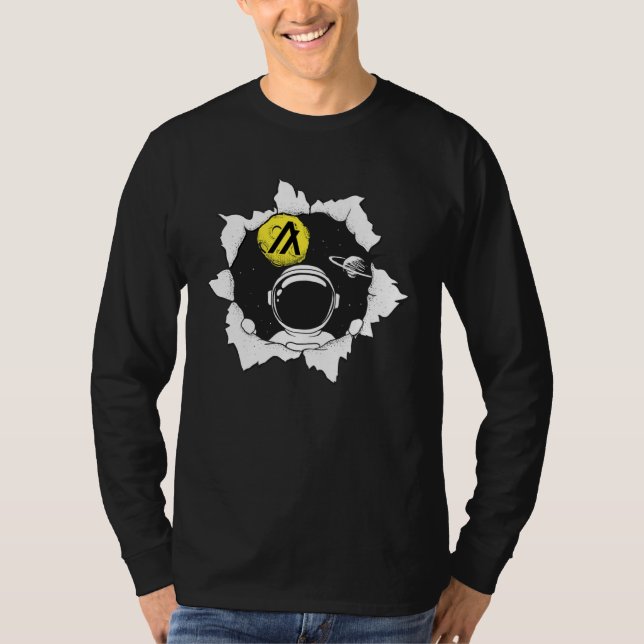 Camiseta Algorand Token Cryptocurrency Space Moon Gear (Anverso)